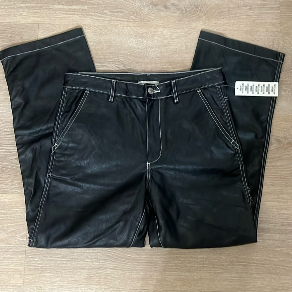 Urban Outfitters BDG Lelia Faux Leather Carpenter Pants(142)